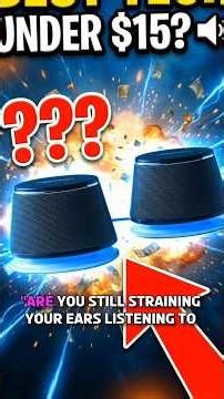 Best Tech Under $15? 🔊 Amazon Basics PC Speakers Review