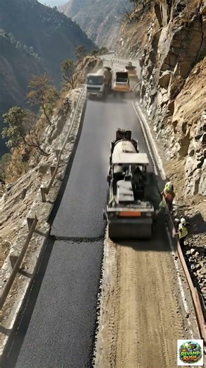 Extreme Mountain Road Restoration | Full Timelapse Process#transformation#mountains#road#restoration