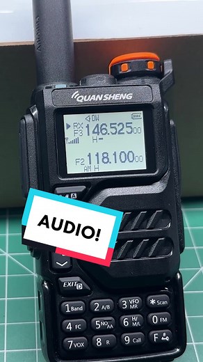Audio test on the Quansheng UV-K5 #quansheng #hamradio