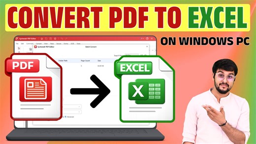 Tweak Library on Instagram: "How to Convert PDF to Excel Offline in Windows PC | PDF to Excel Converter #pdftoexcel #pdfediting #PDFConverter #systweakpdfeditor #ExcelTips #WindowsTutorial #PDFTools"