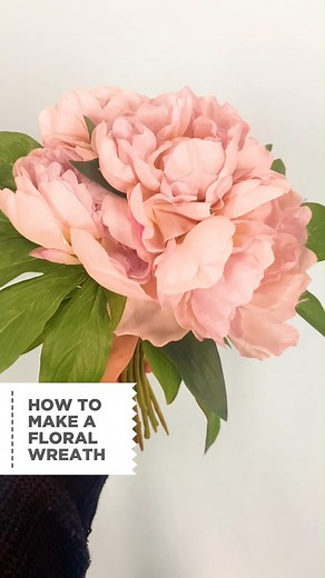 Learn how to make this easy floral wreath at home. | Spotlight