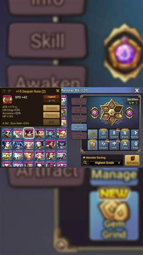 How To Rune Fire Jin! #summonerswar #summonerswarrta