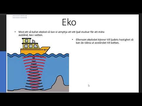 Ljud 2 - Resonans, eko och ljudets hastighet