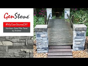 Long-Lasting Pillars with Easy To Install GenStone 🏚🔜🏠 #MyGenStoneDIY