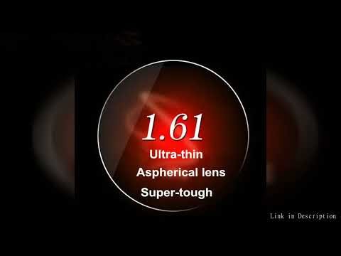 1.61 Index Myopia High Definition Aspherical Lens Super-Tough Eyeglasses Ultra-Thin Radiation Resist