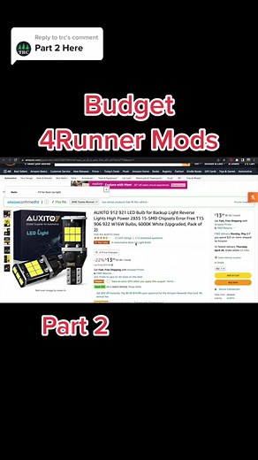 Replying to @trc 4Runner Upgrades #4thgen4runner #4runner #4runnermods