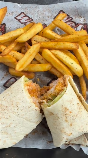 Wedats on Instagram: "Order through @ubereats, @doordash & @grubhub for delivery 🚙🔥 #Wings, #ShrimpWraps #RanchFries"