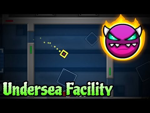 Undersea Facility by JH1235 (Platformer Medium Demon) - Geometry Dash 2.2