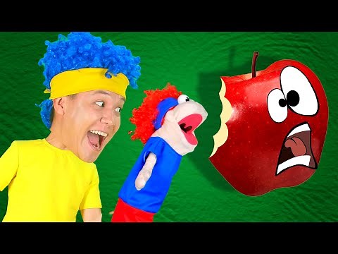 Sweet Apple with Puppets! | D Billions Kids Songs