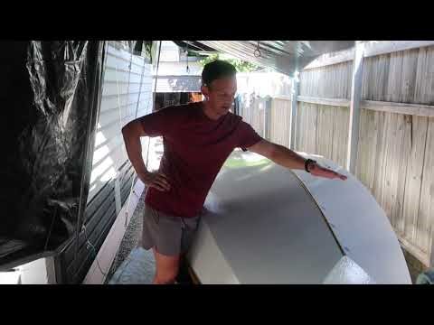 Final Topcoat and Keel Band Installation Using Sikaflex | Mirror Dinghy Restoration