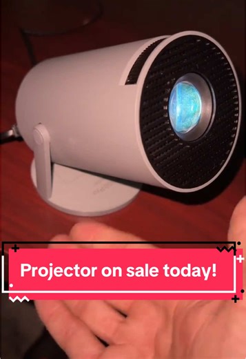 The best projector to get on the TikTok shop! For this price you can’t beat this deal. #portableprojectors #projector #movienight #techtok #tiktokshopcreatorpicks