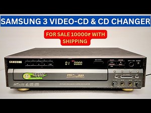 SAMSUNG 3 VIDEO CD & AUDIO CD CHANGER FOR SALE#trending #hansmusichub #viral #allcountries #cdplayer