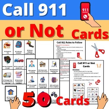 When to Call 911 or not, Safety Life Skills Emergency Situations