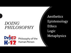 Traditional Branches of Philosophy - Aesthetics, Epistemology, Ethics, Metaphysics, Logic K-12