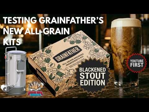 First Look: The NEW Grainfather "Blackened Stout" All-Grain Kit!