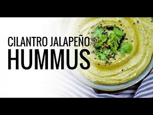 Cilantro Jalapeno Hummus