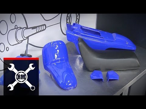 Yamaha PW50 QA Parts Complete Plastic Kit Install