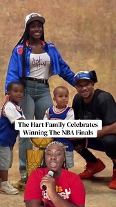 Congratulations to the Harts 🧡💙 #nyknicks #joshhart #shannonhart #blacklove