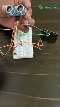 Ultrasonic Distance Measurement Using ESP32 – Complete Breadboard and Sensor Connection Demonstratio