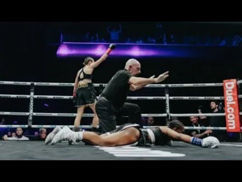 Egypt Criss KO by a double Olympic taekwondo champion Jade Jones | Treach & Pepa's daughter fight 📱