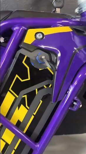 EBOX V3 60R 4500W 60V 26ah LITHIUM Dirt Bike – Purple & Gold EBOX V3 has finally arrived!