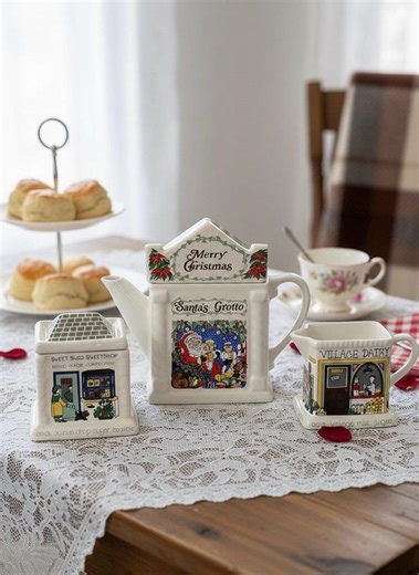 Vintage Wade Santa's Grotto Christmas Teapot English Life Milk Jug Sugar Pot Set 3 Ceramic Collectible Kitchen Decor Birthday Xmas Gift Her - Etsy Canada