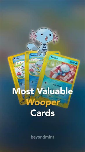 Top 20 Wooper Pokemon Cards