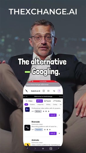 Most people don’t know about thexchange.ai #ai #tech #aitools #startup #chatgpt