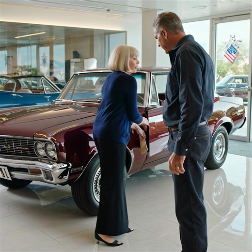 My son sold the classic car my husband had spent 20 years restoring just to take his wife to Paris. The next morning, the dealership owner called, his voice shaking: “Ma’am, your husband left something very important in the car. Please come right away before we hand it over to the new buyer.” That morning, the quiet life I had on our little cul-de-sac in Ohio shattered completely. The day before, I had stood in the front yard, under the faded American flag hanging from the porch, staring at the 