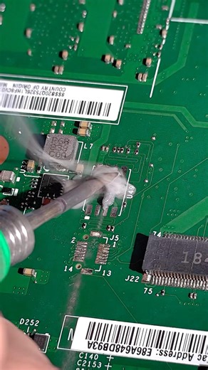 Lenovo Ideapad 5 BIOS Chip Replacement #lenovo #repair #electronics