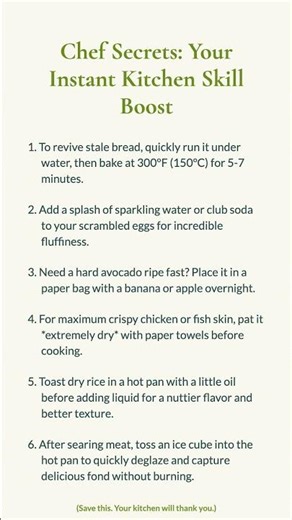 Chef Secrets: Your Instant Kitchen Skill Boost | Forest Green & Sand...