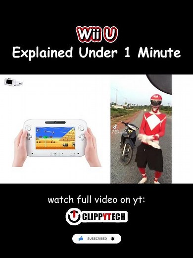 Wii U Explained Under 1 Minutes! #console #gaming #nintendo #techexplained #tech #shorts