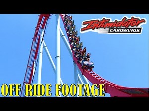 Intimidator at Carowinds Off-Ride Footage (No Copyright)