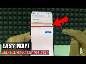 how to create microsoft account in mobile phone (2025)