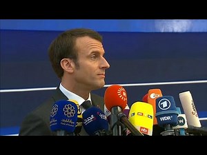 Watch: Macron gives his view on possible Brexit extension