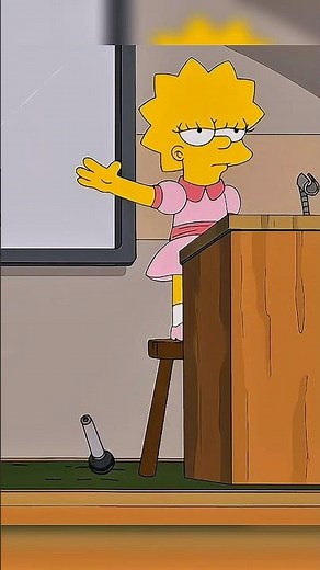 Lisa's speech 🎤 #thesimpsons #shorts