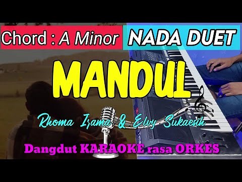 MANDUL - H. Rhoma Irama Feat Elvy Sukaesih Versi Dangdut KARAOKE rasa ORKES