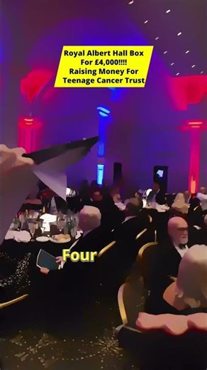 Charity Auctioneer: Raising £4,000 INSTANTLY for a Royal Albert Hall Box! 🔨🎸