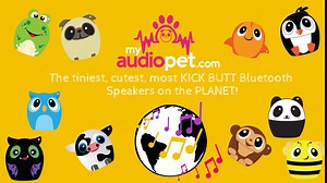 My Audio Pet Frog Mini Bluetooth Animal Wireless Speaker for Kids of All Ages - True Wireless Stereo Technology – Pair with Another TWS Pet for Powerful Rich Room-Filling Sound - (AMPEDphibian)