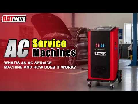 How to Use A/C Refrigerant Recovery & Recharge Machine - GATmatic