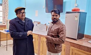 69 reactions · 4 comments | आज मै बेहद खुश हु की मुझे Quantum Computing & Python (computer language ) का Cirtificate मिलने का सौभाग्य प्राप्त हुआ -- by. Chairman prof. M. Ikram (HOD) Department of physics और Coordinater Dr. Harkirat Singh | Anand Goyal | Facebook