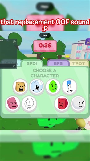 An old video and an replacement #oof sound | #bfdia #roblox