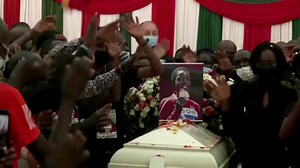 12K views · 209 reactions | Kenyan long-distance Olympic runner Agnes Tirop, who was found stabbed to death in her home on Oct. 13, was buried in her home village on the day she would have turned 26. The incident has shone the spotlight on violence against women in Kenya https://reut.rs/3EcrPg2 | Reuters | Facebook
