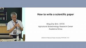 How to write a scientific paper