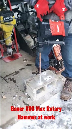 Bauer SDS Max Rotary Hammer