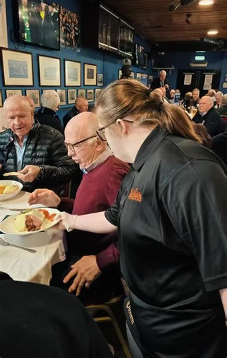 Down Syndrome Limerick on Instagram: "A very special evening was held yesterday at Shannon R.F.C. to honour and celebrate Brendan Foley on the 50th anniversary of his first rugby cap for Ireland. Huge congratulations to Brendan! It was a privilege for two of our young adults to be working at the event with Russell’s Catering. When people with intellectual disabilities have access to meaningful employment, workplaces become more creative, more human and more inclusive. Employment opens doors—to i