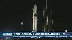 SpaceX launches mission for lunar landing
