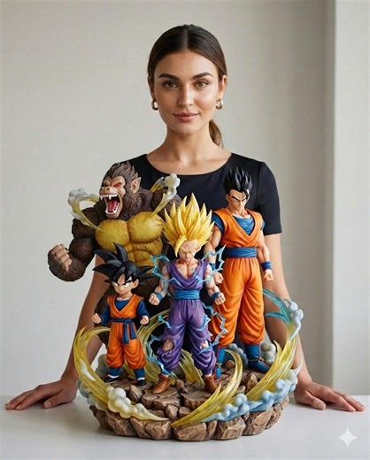 Gohan Transformation Bundle STL File | 3D Printable Model | Martial Arts | Dragon Ball Inspired | Modular Anime Figure | Instant Download - Etsy Canada