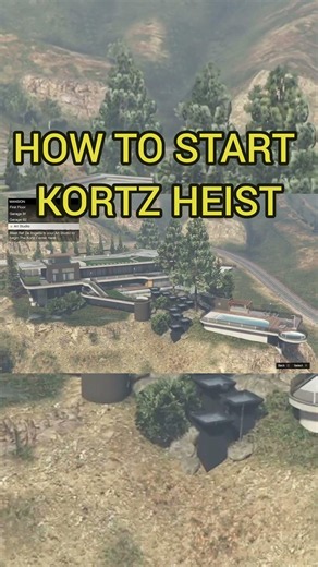 How to start Kortz Center Heist #gta #gta5 #gta5online
