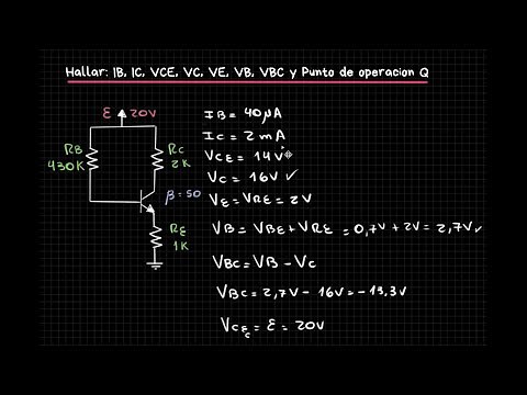 The BJT Transistor - Emitter Biased - Solved Exercise